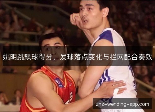 姚明跳飘球得分,发球落点变化与拦网配合奏效 姚明跳飘球得分,发球落点变化与拦网配合奏效